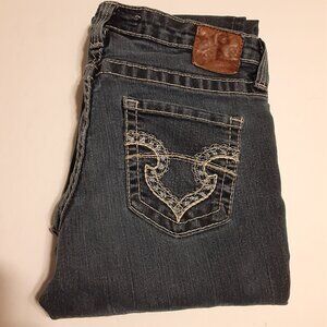 Big Star Mid Rise Maddie Bootcut Jeans XSW686 Size 30R